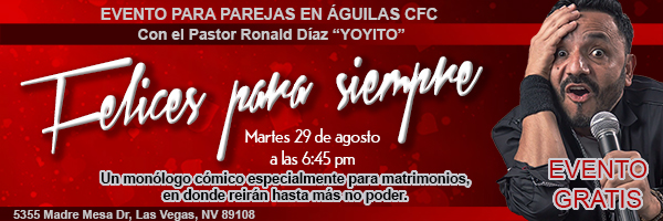 Evento para parejas el 29 de agosto en ACFC