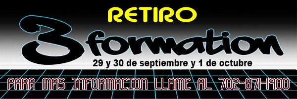 Retiro 3 Formation el 29 y 30 sept al 1 oct